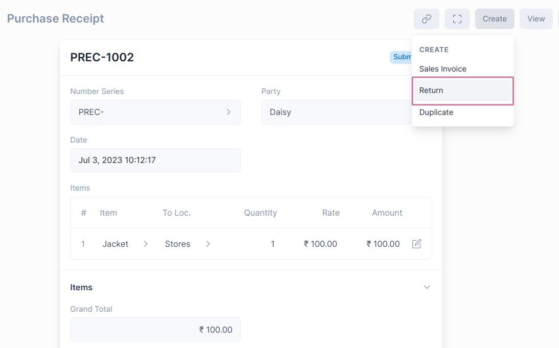 Journal Entry Screenshot