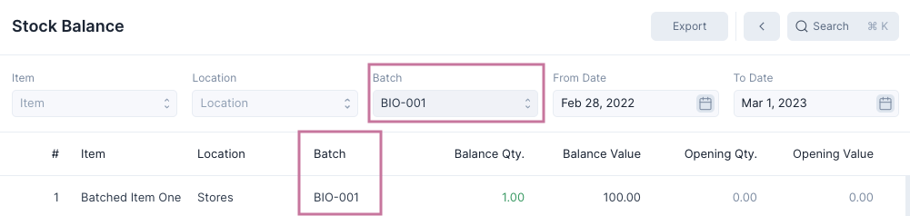 Journal Entry Screenshot