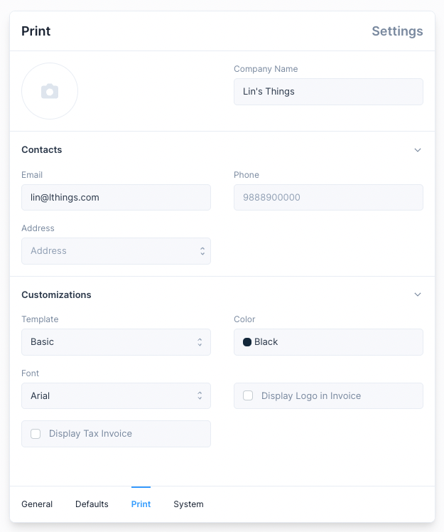 Journal Entry Screenshot