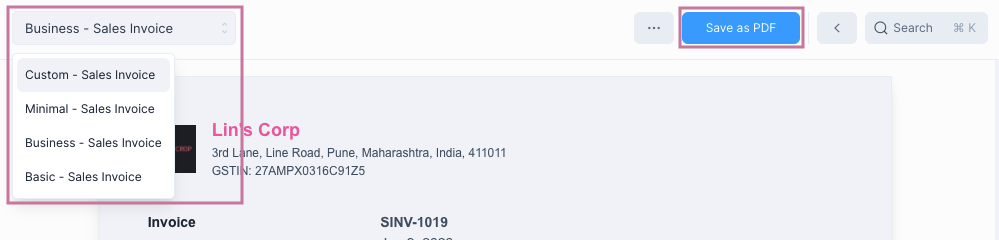 Journal Entry Screenshot