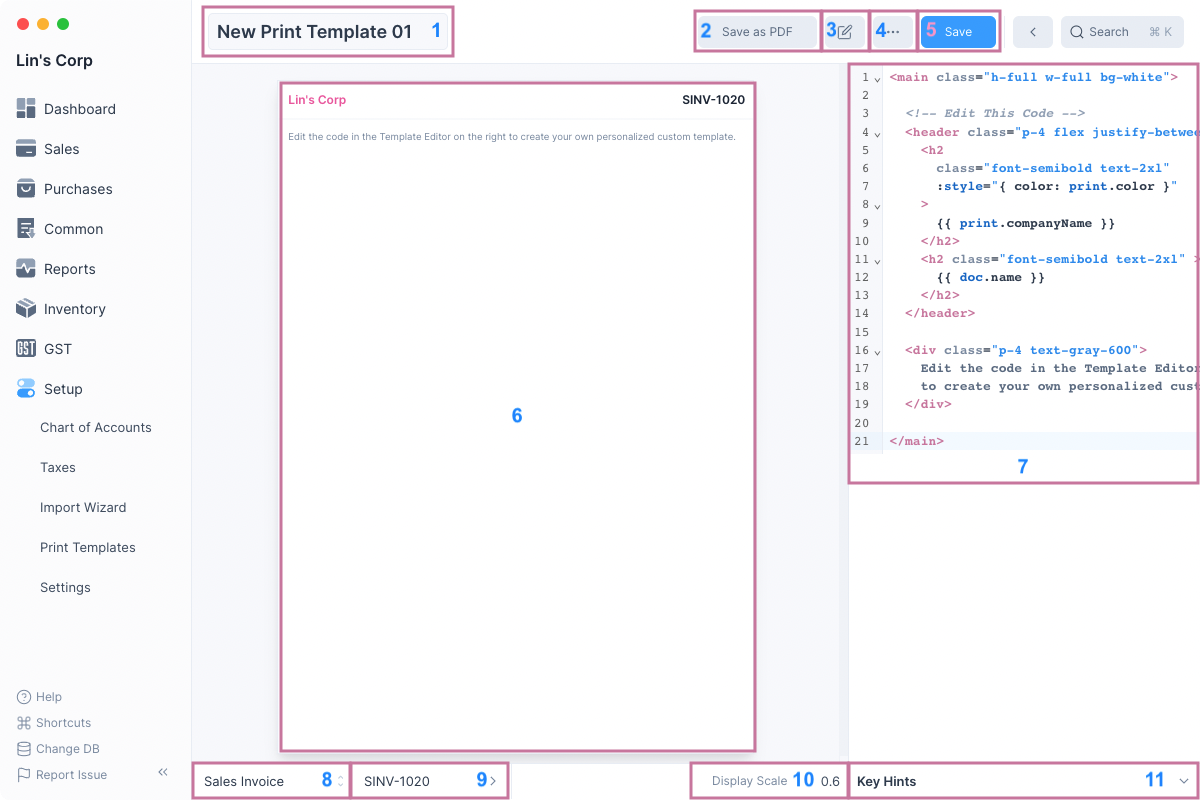Journal Entry Screenshot