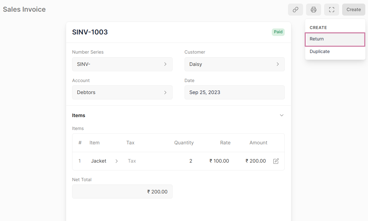 Journal Entry Screenshot