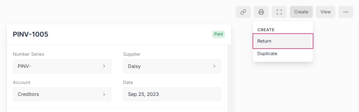 Journal Entry Screenshot