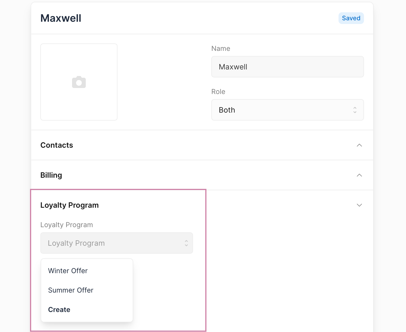 Journal Entry Screenshot